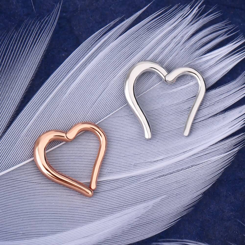 heart daith earring