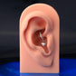 20G  Heart Dangle CZ Nose Ring Helix Earrings