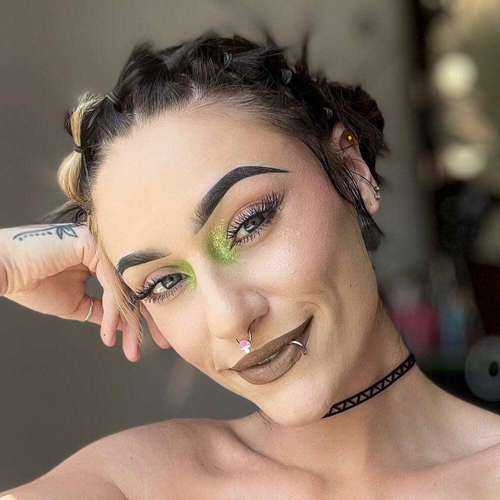 mushroom septum piercing