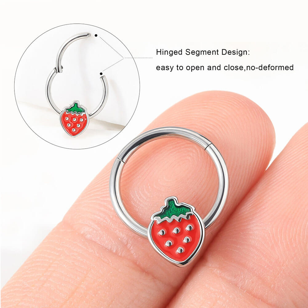 strawberry septum ring