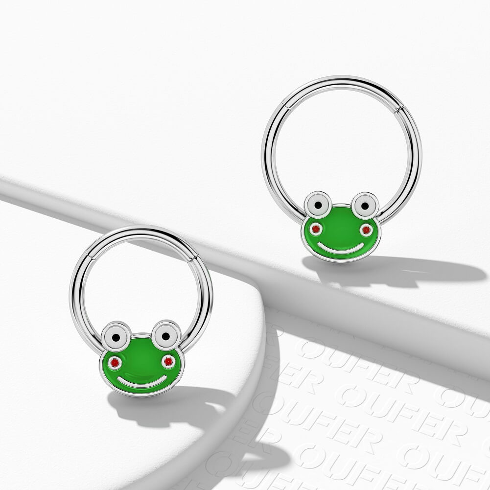 frog clicker septum ring