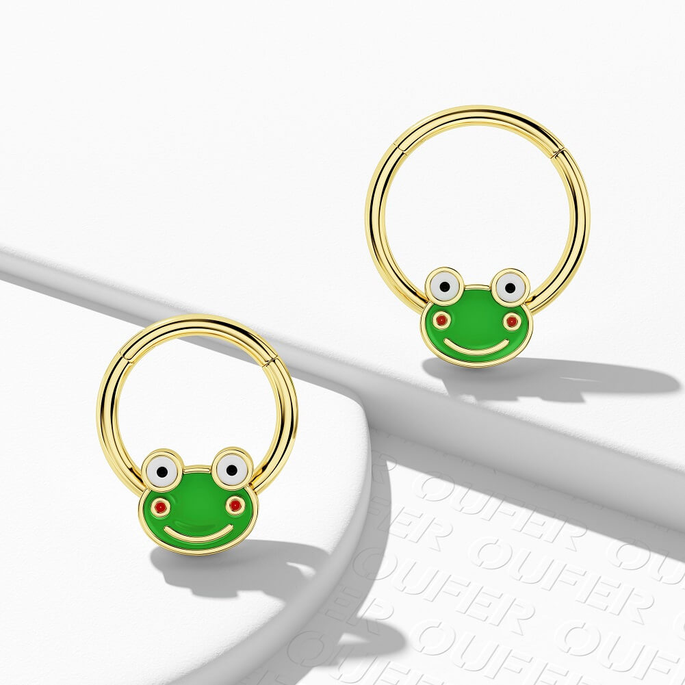 frog clicker septum ring