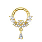 CZ dangle septum ring