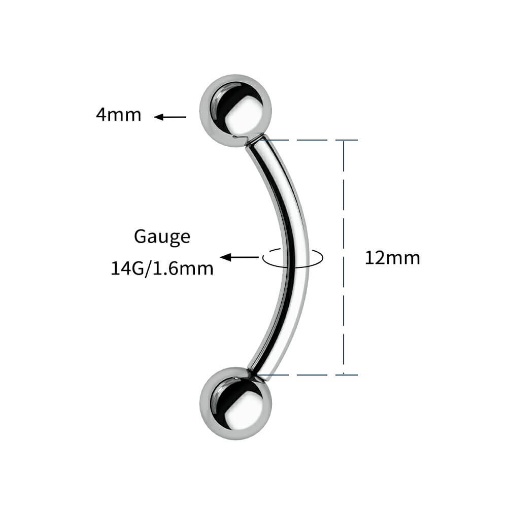 12mm small belly ring