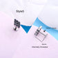 16G Titanium Internally Threaded CZ Dragonfly Cartilage Stud Collection
