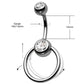 14g belly button ring 