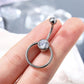 titanium belly button ring 