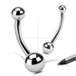 titanium belly piercing oufer body jewelry
