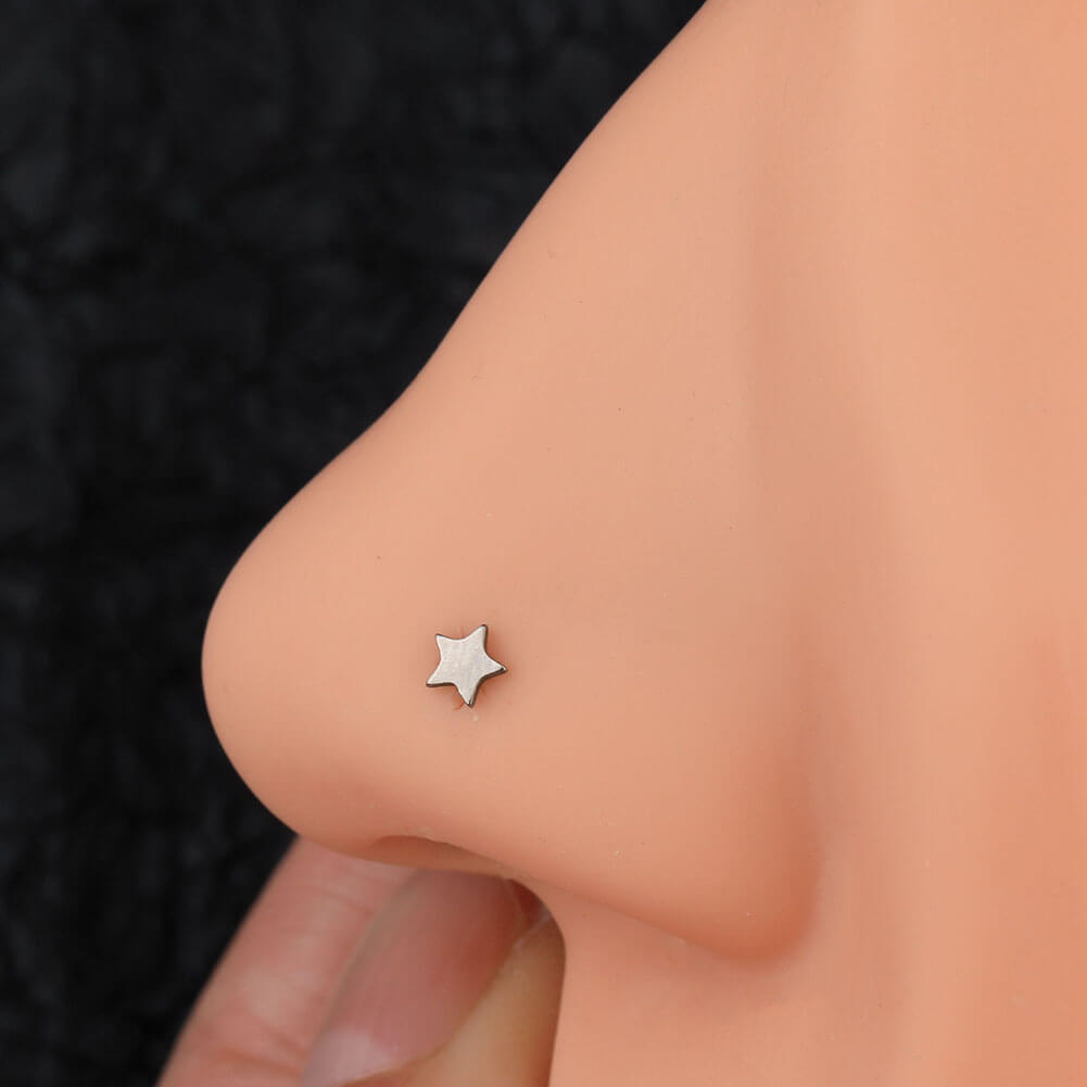 star shaped nose ring
