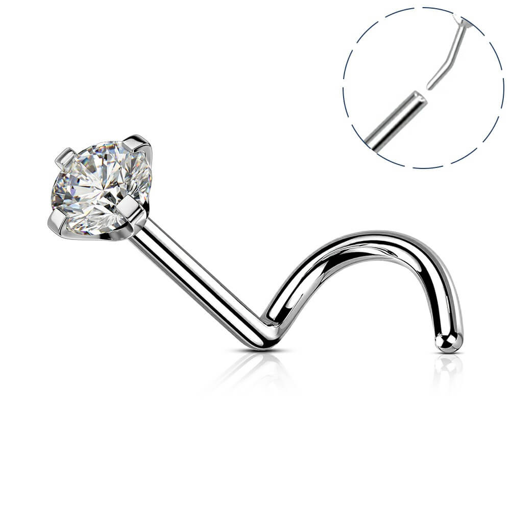 oufer 2mm nose stud 