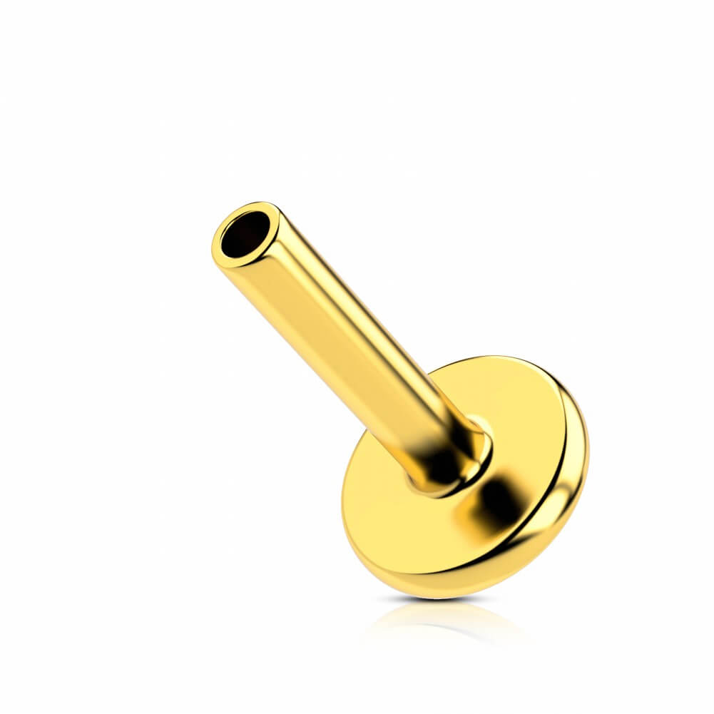 16G Titanium Threadless Labret Post – OUFER BODY JEWELRY