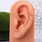 gold titanium cartilage hoop
