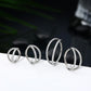 18g double nose piercing ring