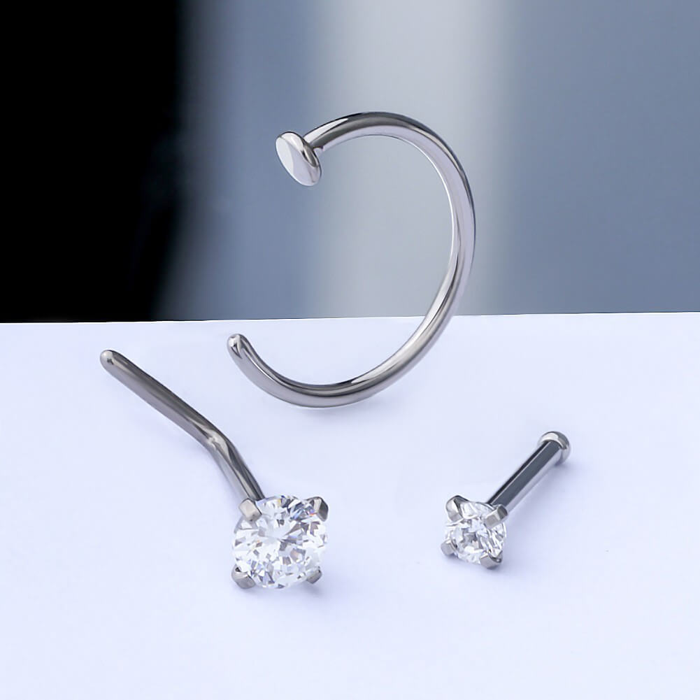oufer body jewelry titanium nose piercings