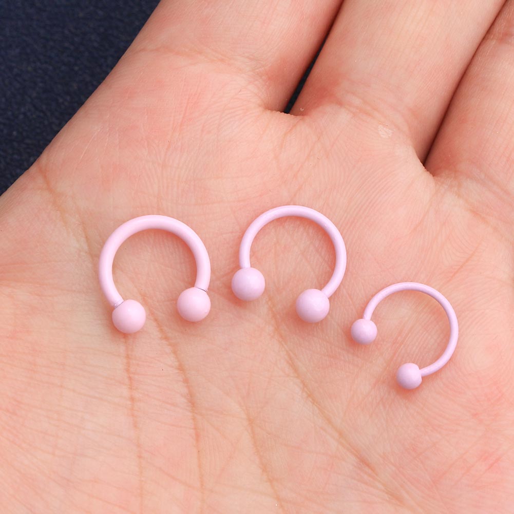 pink septum jewelry - OUFER BODY JEWELRY