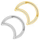 16G Crescent Moon Closure Ring Daith Earring - OUFER BODY JEWELRY 