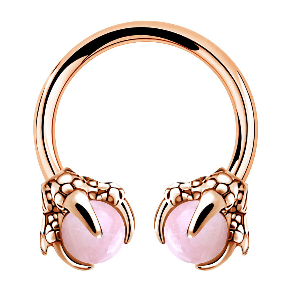 rose gold septum ring - OUFER BODY JEWELRY