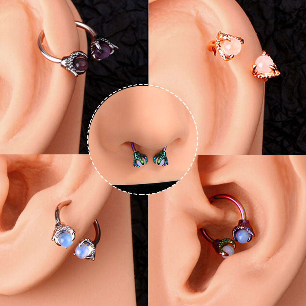 dragon septum ring - oufer body jewelry