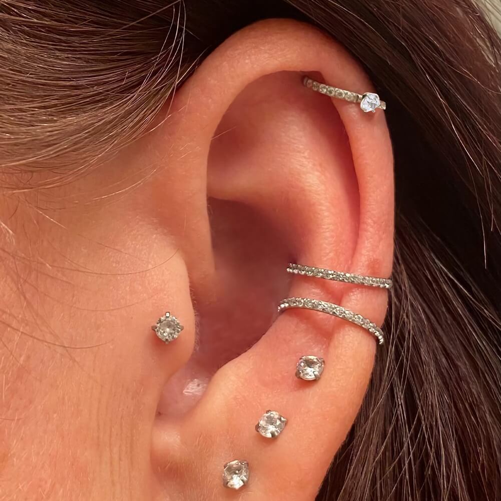Silver Conch Hoop Earring | Conch hoop, Conch piercing jewelry, Ear piercings  conch
