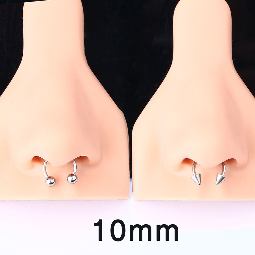 16G F136 TITANIUM Horseshoe Ring/septum Ring/daith Earring/helix