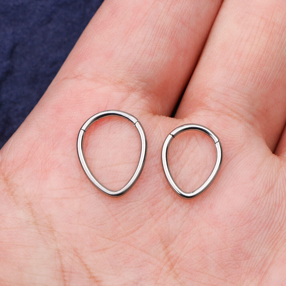 titanium v-shape hinged segment ring
