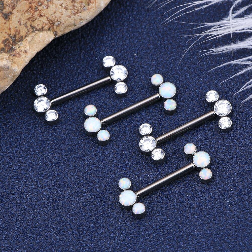 14g titanium nipple jewelry- OUFER BODY JEWELRY