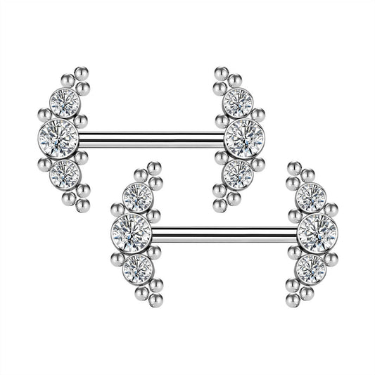nipple piercing jewelry titanium