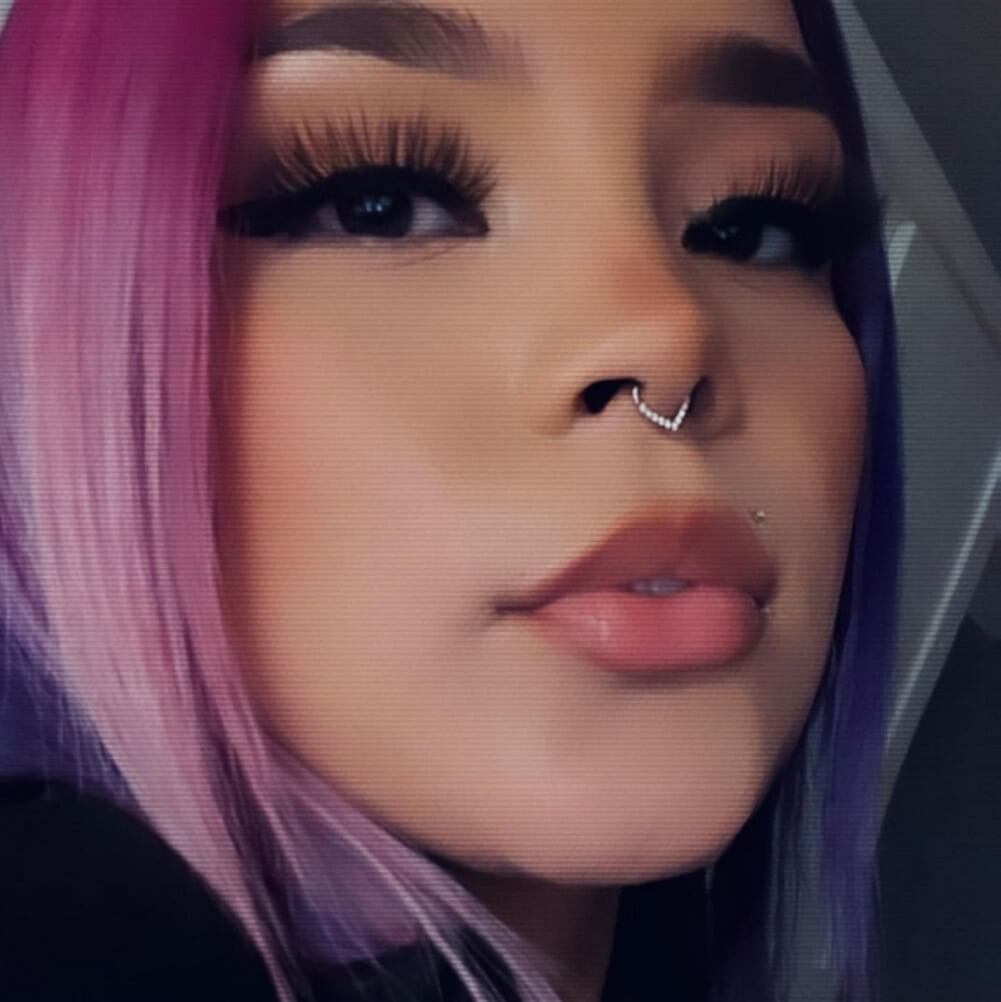 16G 8/10mm Clear CZ V-shape Titanium Septum Ring