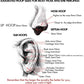 16G CZ Titanium Segment Cartilage Hoop Earrings - OUFER BODY JEWELRY 