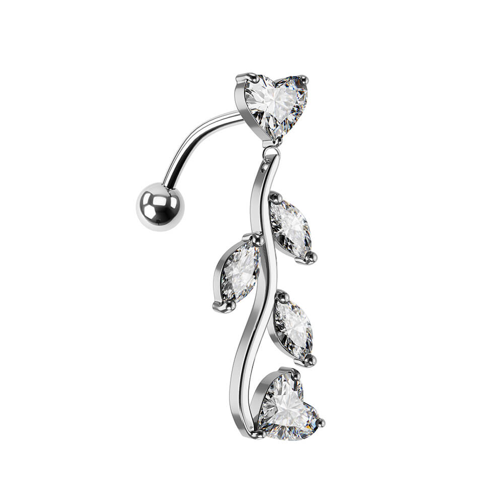 reverse belly ring